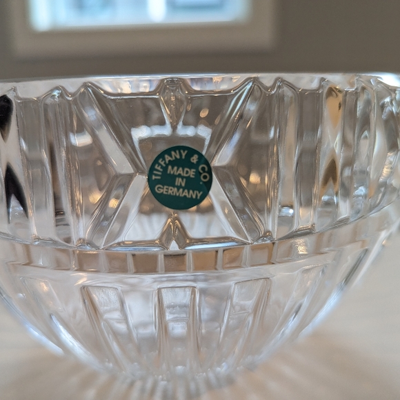 Tiffany and Co. Crystal Roman numeral atlas bowl - Picture 2 of 2